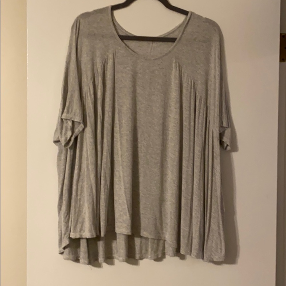 Graybaby doll tee